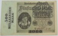 BANKNOT - 500 MILIARDÓW MAREK 1923 - NIEMCY- SERIA E -  (3) - BN56