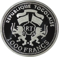 1000 FRANKÓW 2000 TOGOLAISE - LEW - STAN L - TL4438