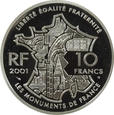 10 FRANKÓW 2001 - FRANCJA - WERSAL - STAN (L) - ZL449