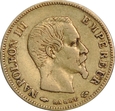 10 FRANKÓW 1857  - FRANCJA - NAPOLEON - STAN (3) 
