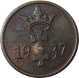 1 FENIG 1937 - WOLNE MIASTO GDAŃSK - STAN (2) -SP452