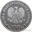 100 ZŁOTYCH 1978 - OCHRONA ŚRODOWISKA - BÓBR - MENNICZA