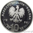 10 ZŁOTYCH 1998 - DEKLARACJA PRAW CZŁOWIEKA - MENNICZA 