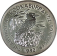 UNCJA AG999 - 5 DOLAR 1990 - AUSTRALIA - KOOKABURRA - ZL60