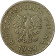 1 ZŁOTY 1949  MN - POLSKA - STAN (3+) - K2412