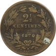 2 1/2 CENTIMES 1870 - STAN (3-) - LUKSEMBURG 1