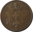 1 FENIG 1937 - WOLNE MIASTO GDAŃSK - STAN (2) -SP518