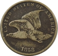 1 CENT 1858 - FLYING EAGLE - STAN (3) - USA263