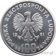 100 ZŁOTYCH 1981 - WŁADYSŁAW SIKORSKI - MENNICZA