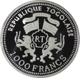 1000 FRANKÓW 2000 TOGOLAISE - LEW - STAN L - ZL168