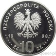  10 ZŁOTYCH 1998 - ZYGMUNT III WAZA PÓŁPOSTAĆ - MENNICZA