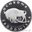 100 ZŁOTYCH 1977 - OCHRONA ŚRODOWISKA - ŻUBR - MENNICZA