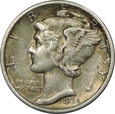 10 CENTÓW 1936 - MERCURY DIME- STAN (2+) - USA98