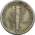 10 CENTÓW 1936 - MERCURY DIME- STAN (2+) - USA98