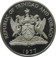 5 DOLARÓW 1977 TRINIDAD I TOBAGO - PTAK - STAN (L)