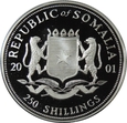 250 SZYLINGÓW 2001 SOMALIA  - NAPOLEON - STAN L - ZL171