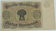 50 RENTENMARK 1934 - STAN 3 - BN15