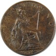 FARTHING 1910 - STAN (1-) - WIELKA BRYTANIA3