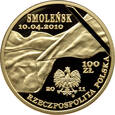 100 złotych Smoleńsk - Kaczyński - Para Prezydencka 2011