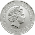 Australia, 1 dolar, Kookaburra, 2008, Ag999, 1OZ (#2020_10_003)
