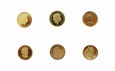6x złoto Najmniejsze Monety Świata + kaseta + lupa (2021_11_092)