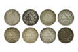 Zestaw 8 monet 3 x 1/2 marki 1905-1916 (2018_02_55)