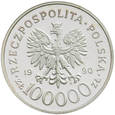 100 000 zł, Solidarność 1990, GRUBA (Mała - 32 mm) #620
