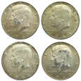 USA 4 x 1/2 dolara half dollar 1964-1967 srebro (2021_03_001)