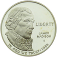 USA 1 dolar, 1993, znak S, James Madison (2022_10_017_02)