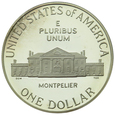 USA 1 dolar, 1993, znak S, James Madison (2022_10_017_02)