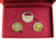 3 x medal Jan Paweł II srebro Ag 925 w etui (2020_06_071)