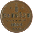 Rosja 1/2 kopiejki, 1889, stan 3+ (2020_02_005)
