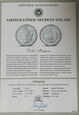 USA, 1 dolar 1921, Morgan certyfikat (2021_11_089c)