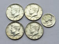 LOT 4 x 1/2 dolara, 1964 i 1/4 dolara 1938 (2023_02_038)