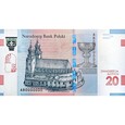 20 zł, banknot kolekcjonerski 1050. rocznica Chrztu Polski