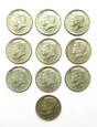 LOT 10 x 1/2 dolara, 1964-1969 srebro (2021_01_025)