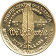 2 x 5 Dolarów Au 1986 + 1987 Statua + Konstytucja (2021_02_054)