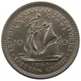 Państwa Wschodniokaraibskie 10 centów, 1964, stan 2 (2018_03_209)