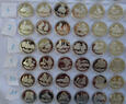 Pielgrzymki JANA PAWŁA II pełna kolekcja 106 monet (2021_09_003)