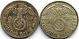 Niemcy, 2 x 2 marki 1937, 1939 (2019_12_060)