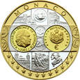 Medal wspólna waluta euro - Monako - 20g AG 999 (2021_04_024)
