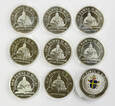 Kolekcja Jan  Paweł II zestaw - 9 numizmatów (2021_11_065)
