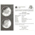 Kanada 5 dolarów Liść klonu, 2008, Ag999, 1OZ (2021_06_043_01)