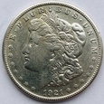 USA, 1 dolar 1921 S, Morgan certyfikat (2021_11_089b)