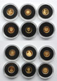 Najmniejsze złote monety świata - komplet 22 sztuki (2018_09_08)