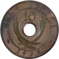 10 centów, 1935, Afryka Wschodnia, East Africa, stan 3 (2018_03_001)