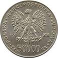 50000 zł Piłsudski, 1988, srebro (PAR_372)