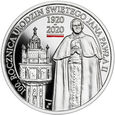 10 zł - 100. rocznica urodzin Św. Jana Pawła II