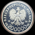 Polska 200 000 złotych - Igrzyska Albertville - 1991 rok 