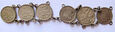 F53447 ROSJA biżuteria numizmatyczna - bransoletka z monet